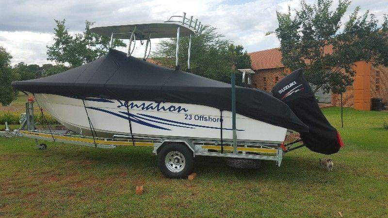 Custom made boat and Jetski covers for towing and storage - it fits like a glove