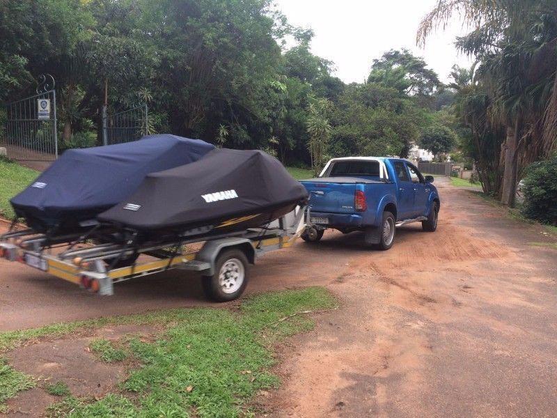 Custom made boat and Jetski covers for towing and storage - it fits like a glove