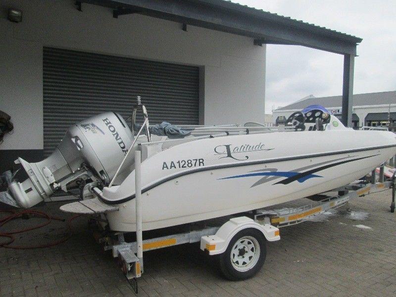 latitude 19ft with a Honda BF115hp Four stroke engine