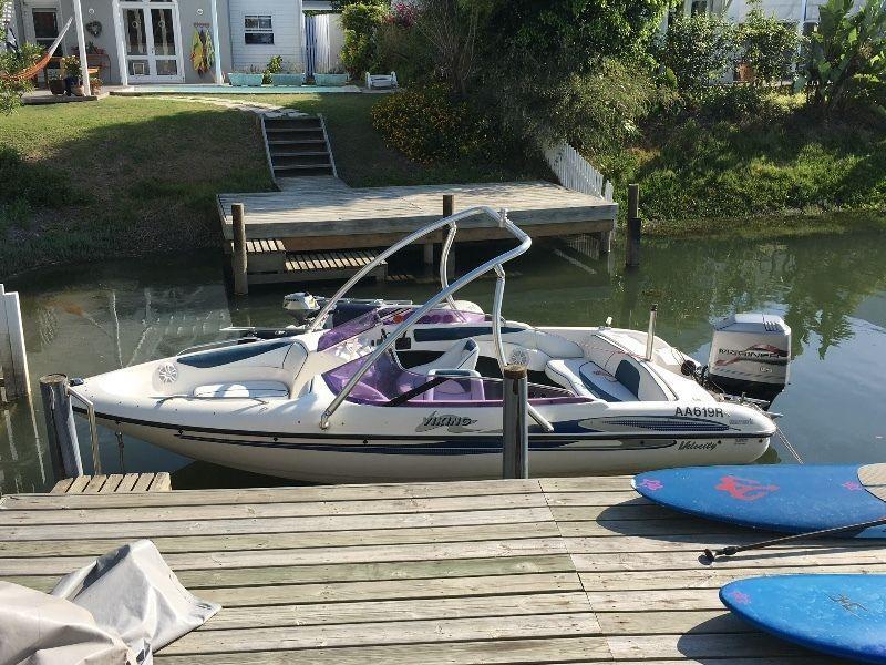 Viking Velocity Bowrider with 125 Mariner motor
