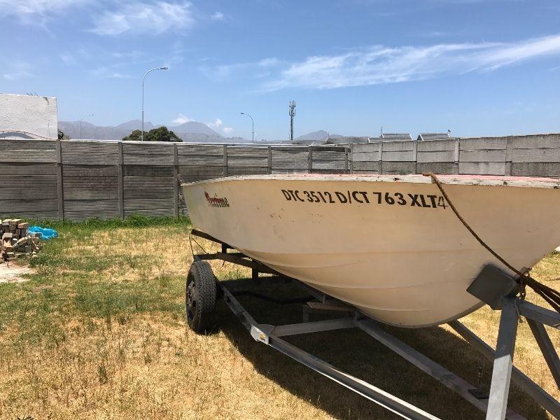 Boat hull for sale