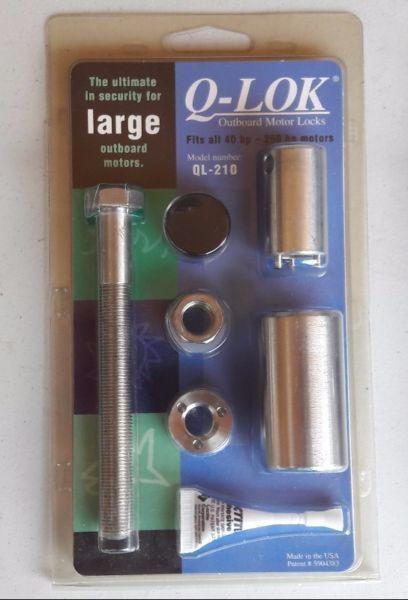 QLock - Stainless steel anti-theft device for outboard engines