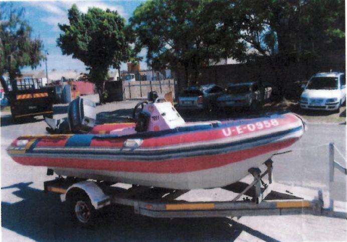 4.5 m CatD Cat semi rigid rubber duck with 50hp Mariner