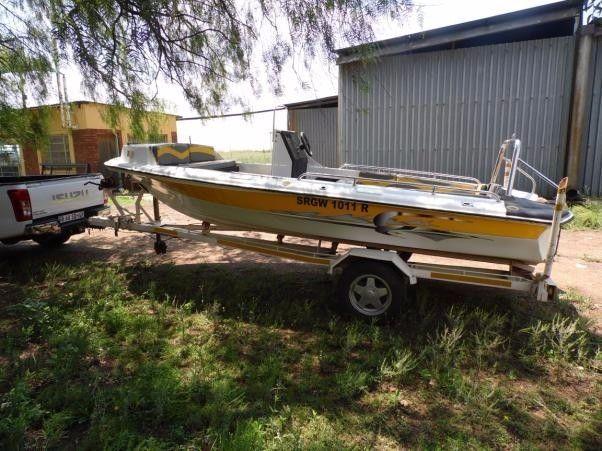 Boat and trailer at reduced price