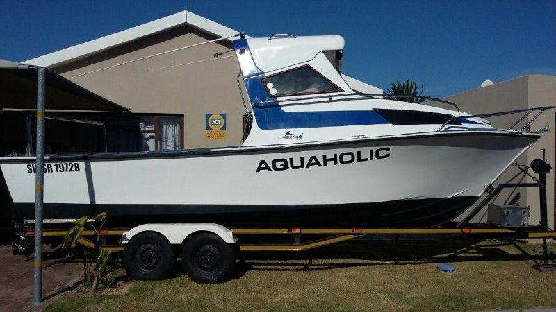 23 foot billfish. 2x125hp 2004 mercurys