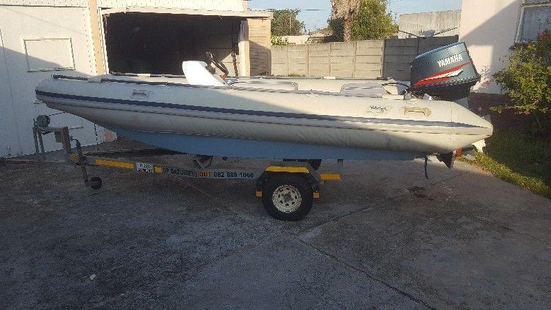 4.5m Twin Hull Rubber Duck with 50HP Yamaha