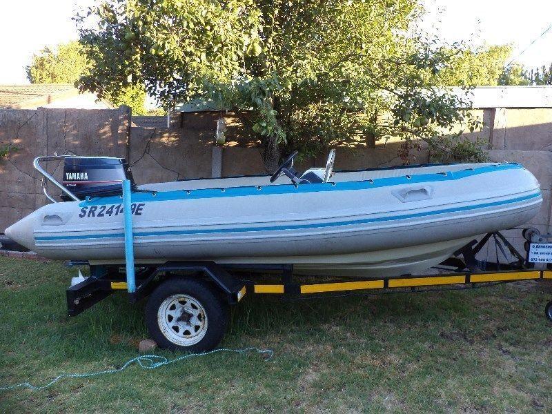 PRESTIGE 4.3 SEMI RIGID RUBBER DUCK WITH 60HP YAMAHA