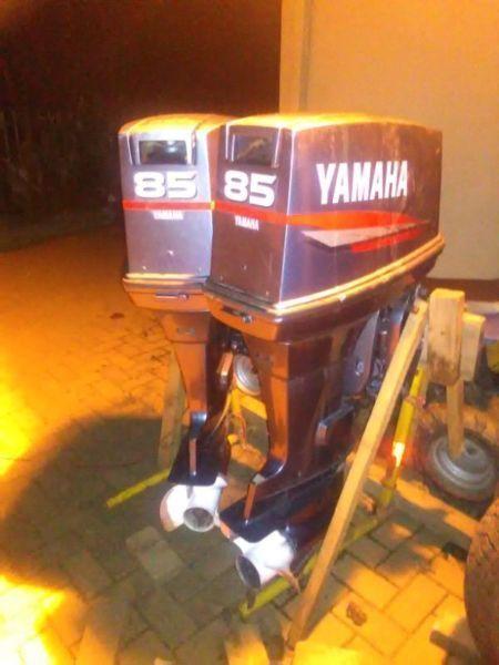 2+85 HP Yamaha outboards