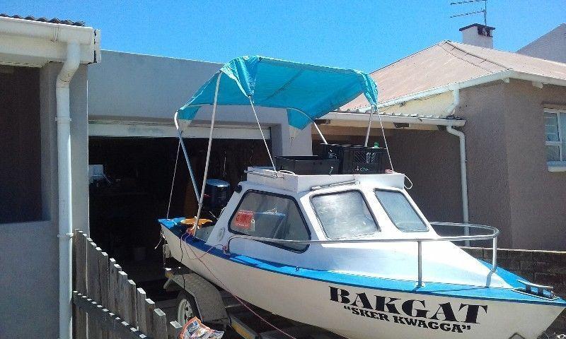 4m cabin boat for sale with 30 yahmaha