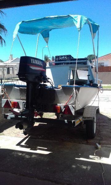 4m cabin boat for sale with 30 yahmaha