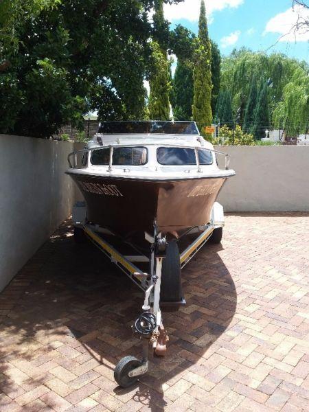 17ft baronet cabin boat for sale