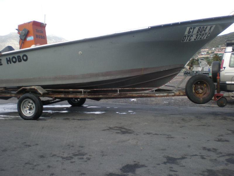 Fishing boat. 6m. 2X60 yamaha's- R75 000 ONCO