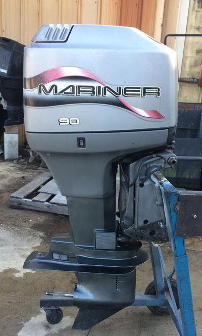 90 hp Mariner Outboard Boat Motor For Sale