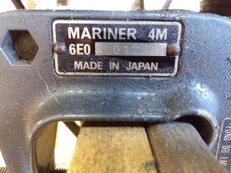 4hp Mariner motor