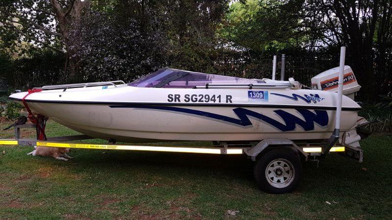 Viking Velocity with 90 hp Johnson