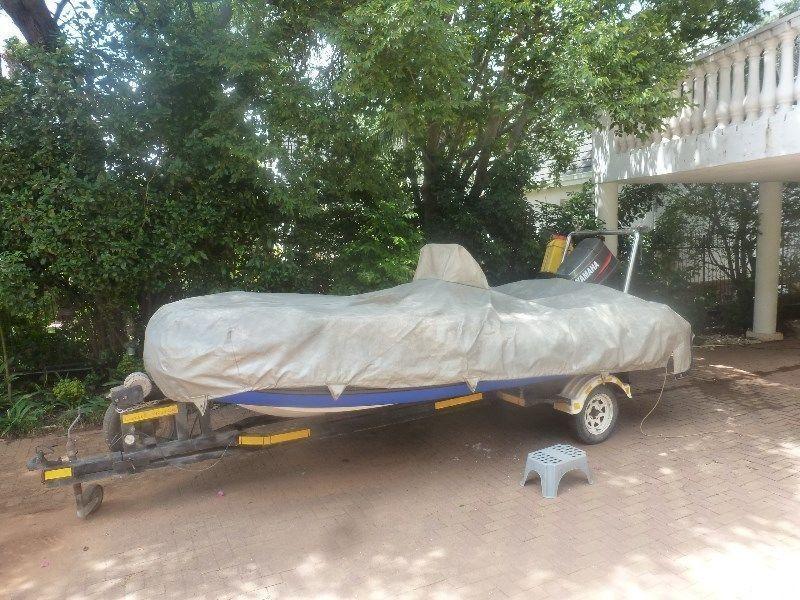 Rubber Duck 4.9m with 90hp trim & Tilt