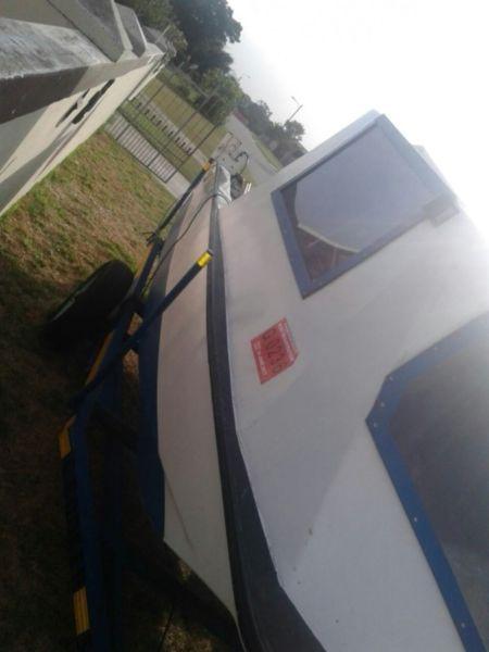 boot te koop met 55 yamaha