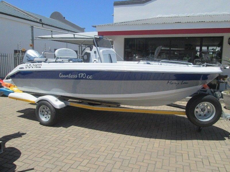 Countess 170 cc with 100HP Yamaha four Stroke