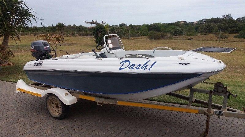 INDIGO BOAT WITH 40HP YAMAHA MOTOR BARGAIN!!