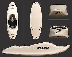 Fluid Element Whitewater Kayak with paddle and kit
