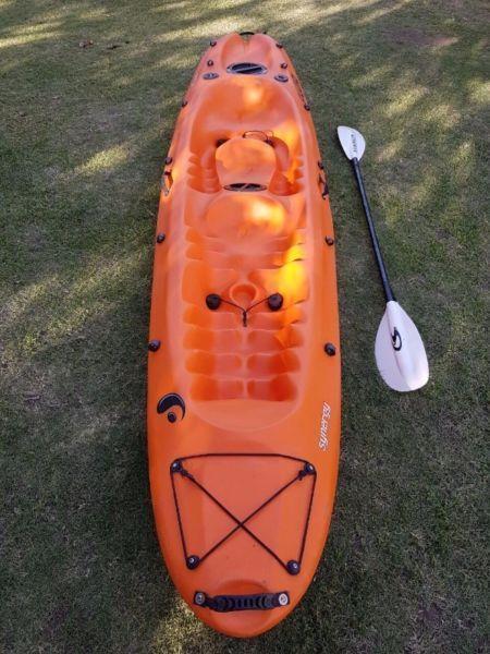 Double seater fishing kayak
