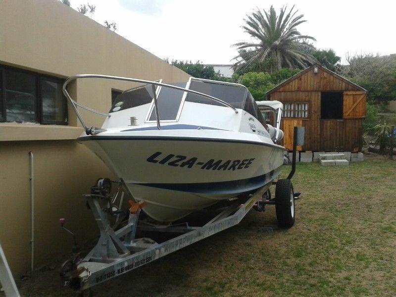 Ace craft on trailer with no engine