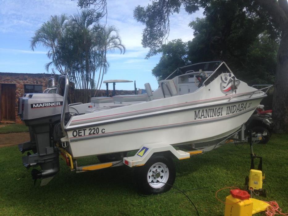 16ft Yeld Cat with 2x50hp Mariner motors for sale