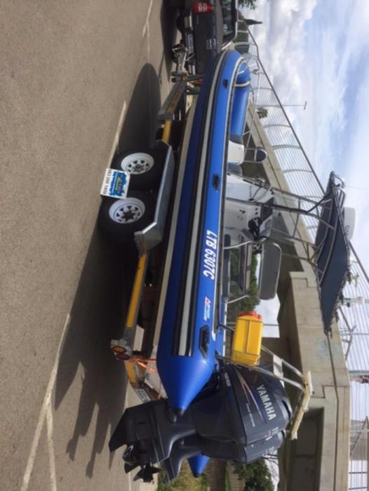 2008 Falcon super duck with 2x 115hp yamaha