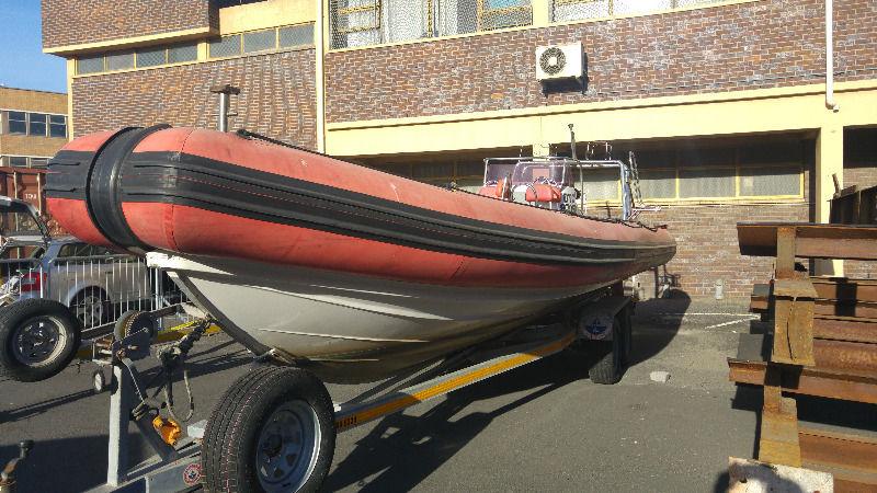 Gemini 8.5m semi rigid rubber duck