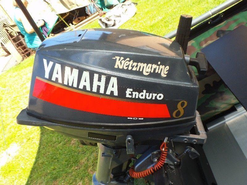 Rubber Duck with 8hp Yamaha motor