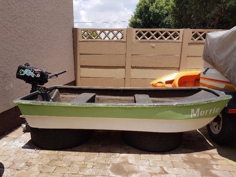 Boat with parsons motor