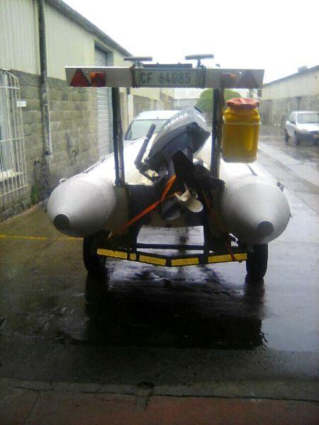 4m duck with 30 hp yamaha