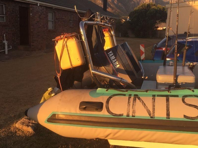 BEST DEAL EVER: Good condition 5,5 Super duck with center console and 2 x30 HP 2stroke Yamaha motors
