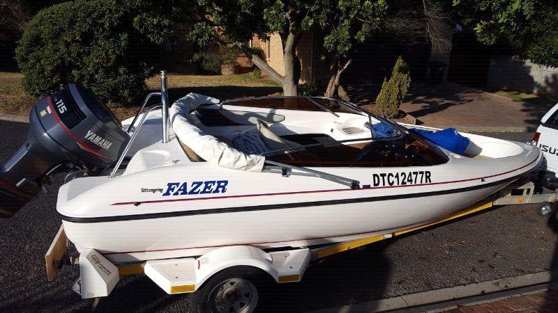 Fazer speed boat + 115hp Yamaha Bowrider