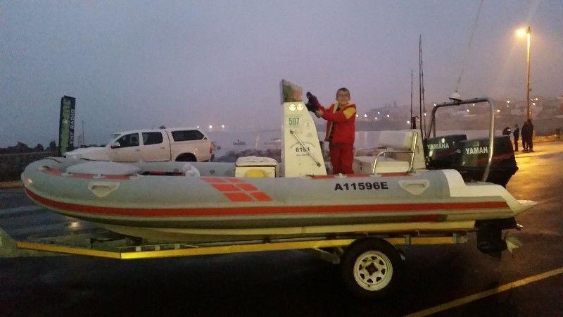 Rubberduck for Sale - Wildcat Semi Rigid Double Hull with 2 X 60 HP Yamaha Outboards -Seaworthy