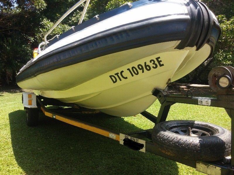 5.2m Infanta Rubber Duck with 90hp Mariner