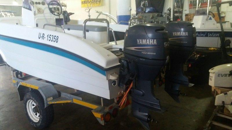 Sea Cat 510 Centre Console 2x 50Hp Yamaha 4 stroke motors