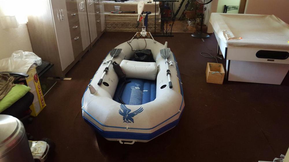Intex seahawk 2 inflatble rubber duck boat for sale