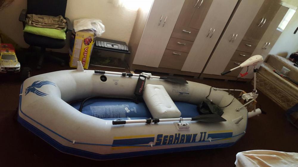 Intex seahawk 2 inflatble rubber duck boat for sale