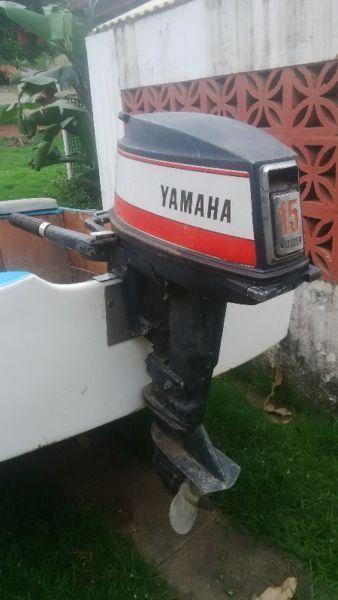 15hp Yamaha outboard engine