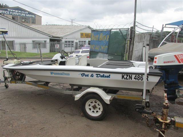 Puma Bass 4,5m on trailer