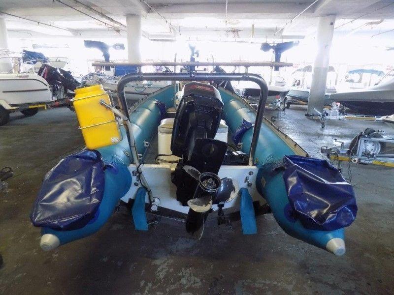gladiator 480 on trailer 60 hp mercury big foot trim & tilt !!!!!!!!!!!!!!!!!