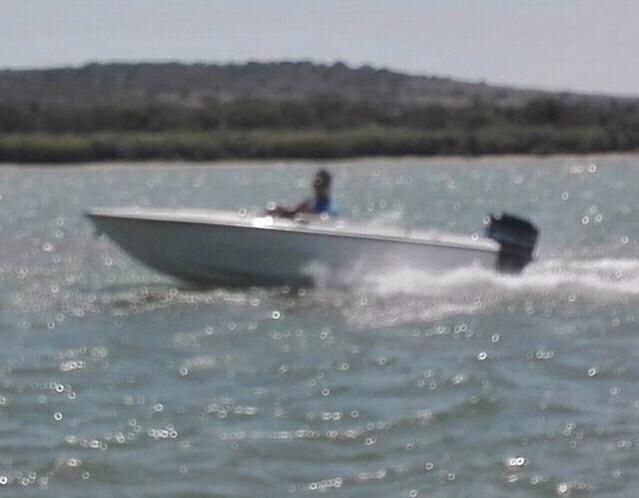 4.1 metre Malibu speedboat