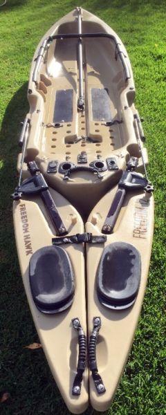 Freedom Hawk - Freedom 12 Outrigger Stand Up Kayak