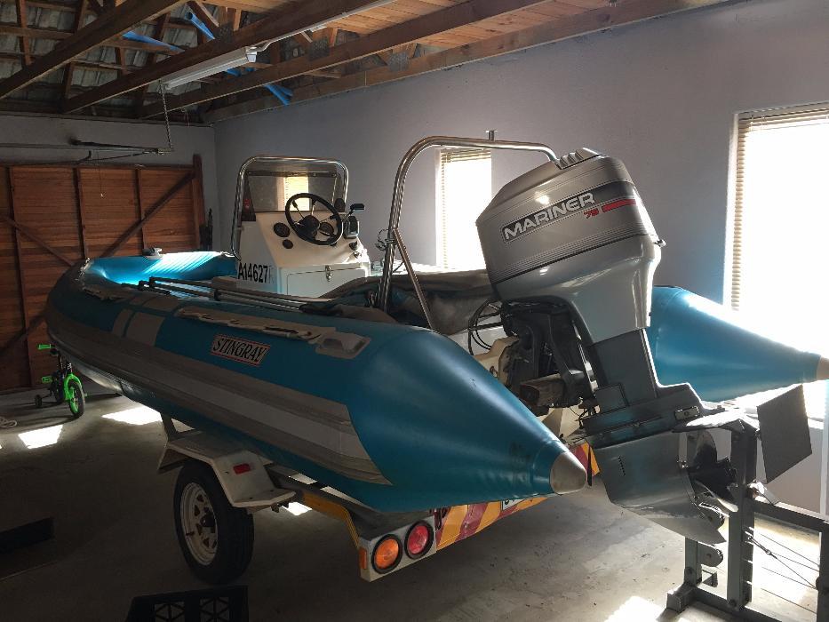 Rubber Duck, 4.7m Stingray with 75HP Mariner 2stroke