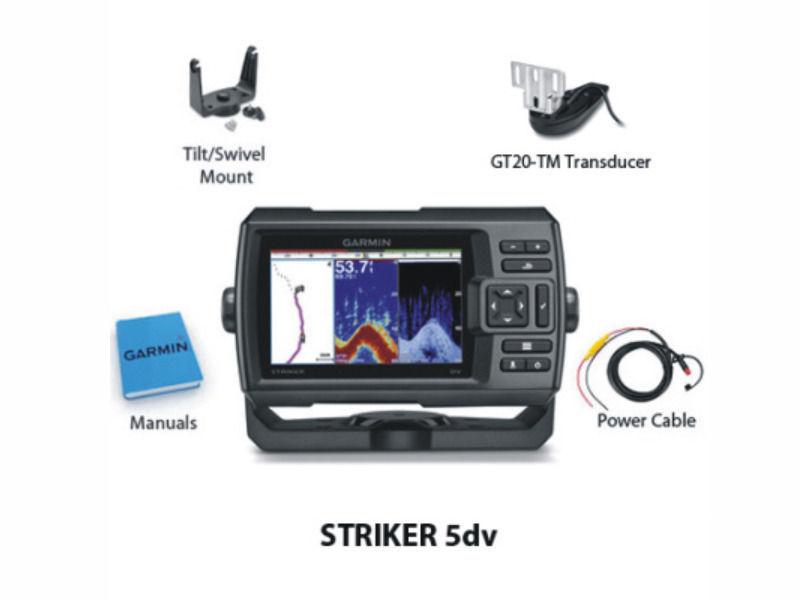 GARMIN STRIKER 5DV WITH TRANSDUCER (v)