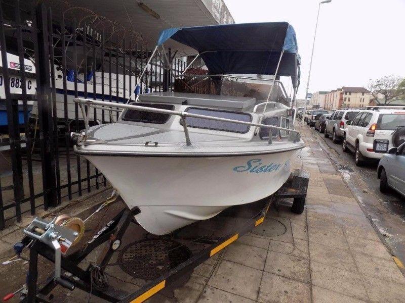 Baronet 17 wet deck - 85 Hp Yamaha non trim