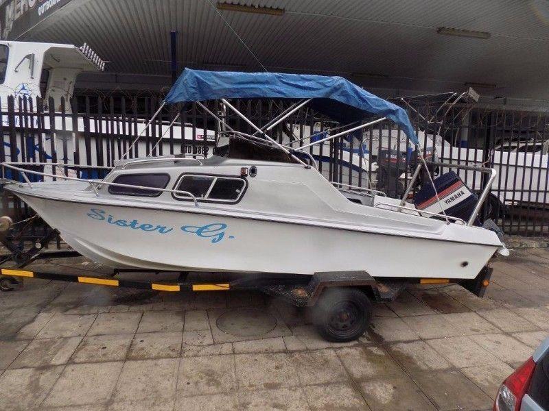 Baronet 17 wet deck - 85 Hp Yamaha non trim