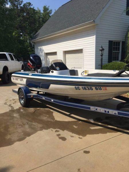 Skeeter Bass Boat - time to fish (Just boat and trailer, engine sold)