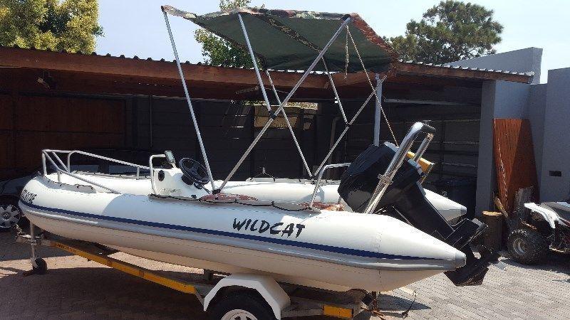 Rubber Duck boat 4.8 ft 60hp Mariner engine
